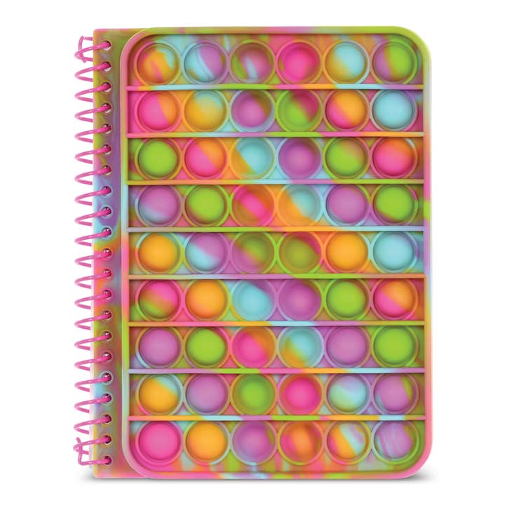 Rainbow Tie Dye Popper Journal