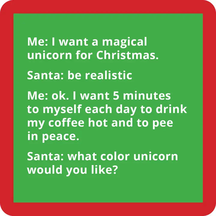 Coaster | Xmas Unicorn