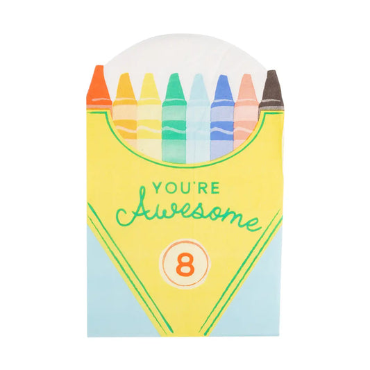 Crayon Box Shaped Dinner Napkins
