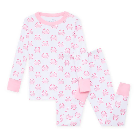 Little Crawlers Long Pajamas | Pink