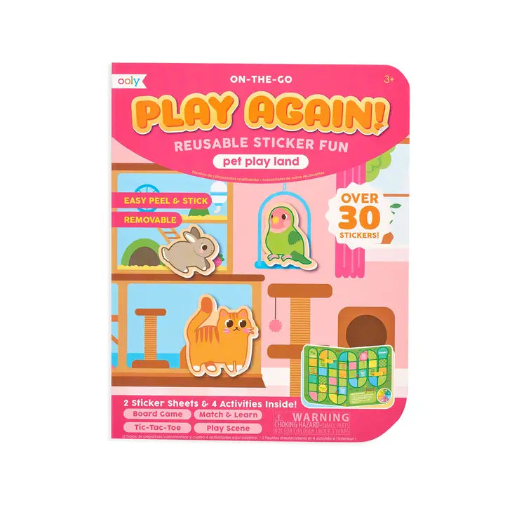 Play Again! Mini On-The-Go Activity Kit | Pet Play Land