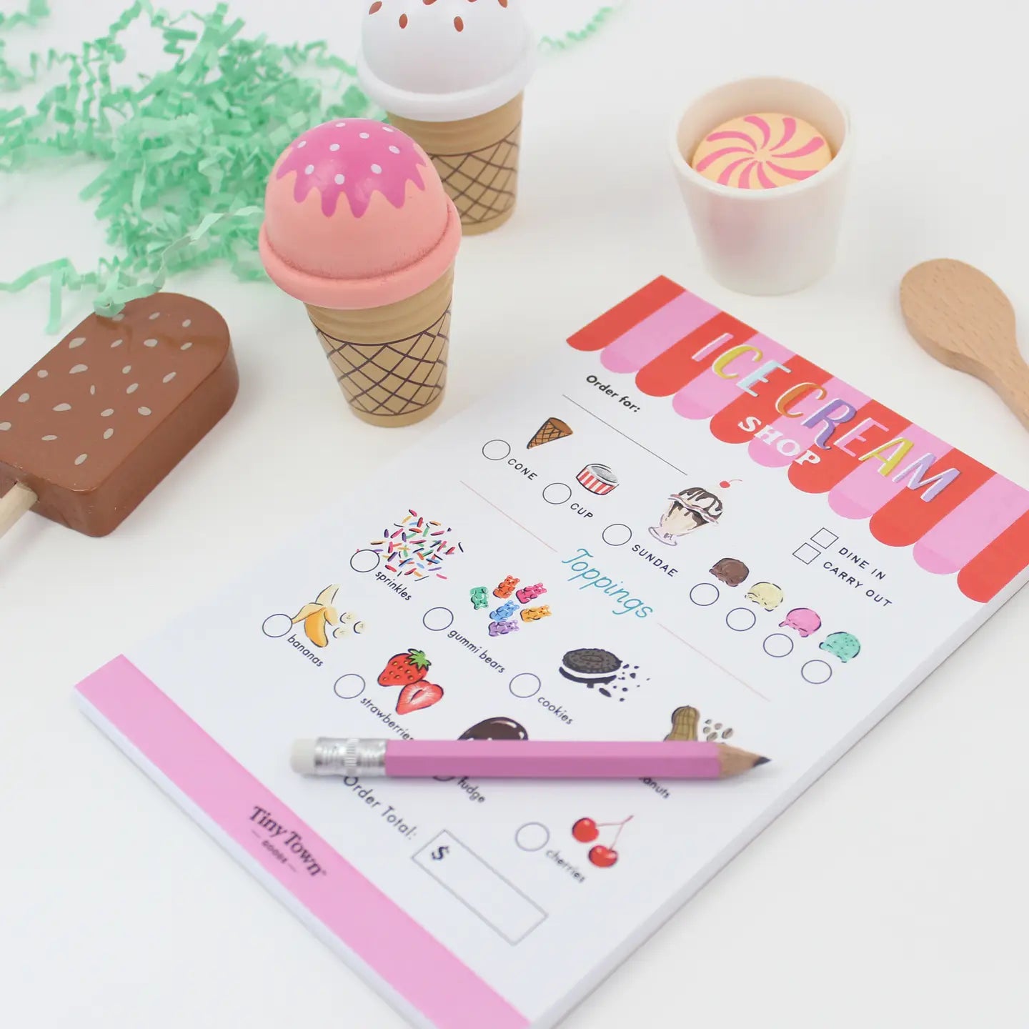 Inklings Tiny Town Play Notepad | Ice Cream Shop