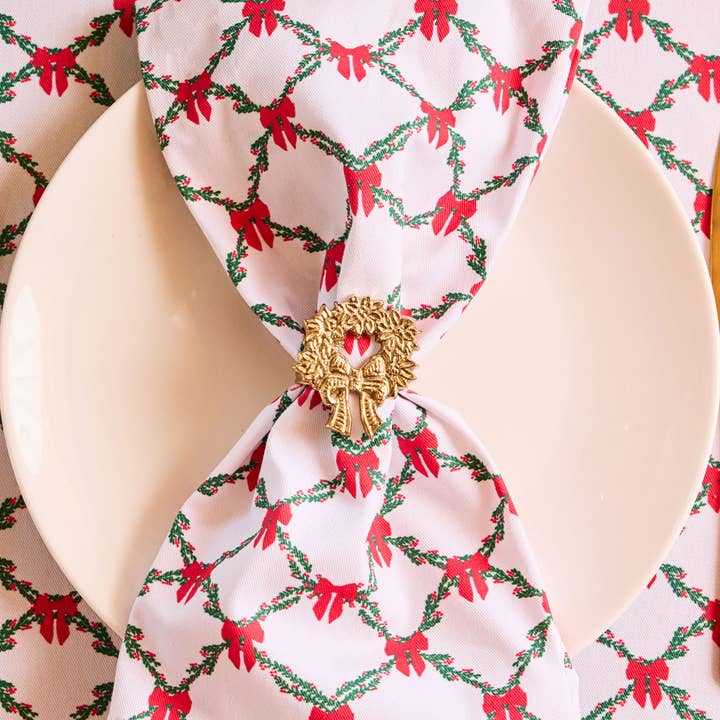 Tea Towel | Holiday Trellis