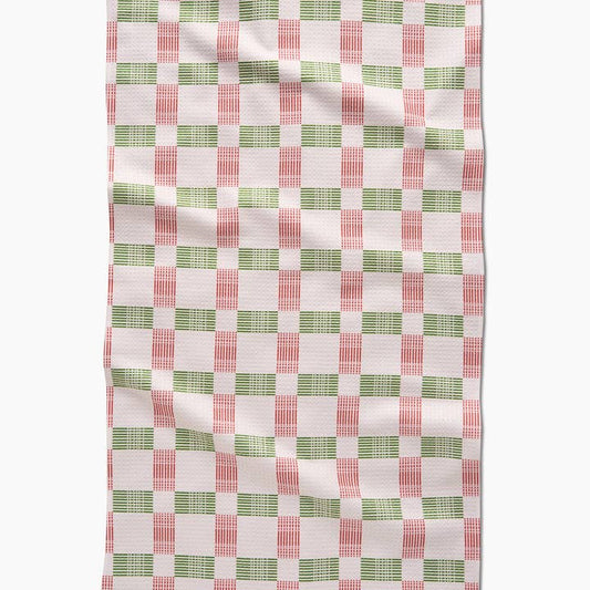 Tea Towel | Be Merry Plaid