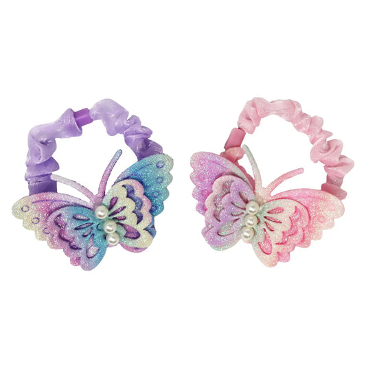 Sequin Pearl Butterfly Scunchie