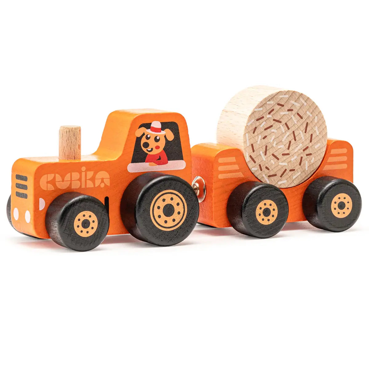 Cubika | Wooden Toy Tractor