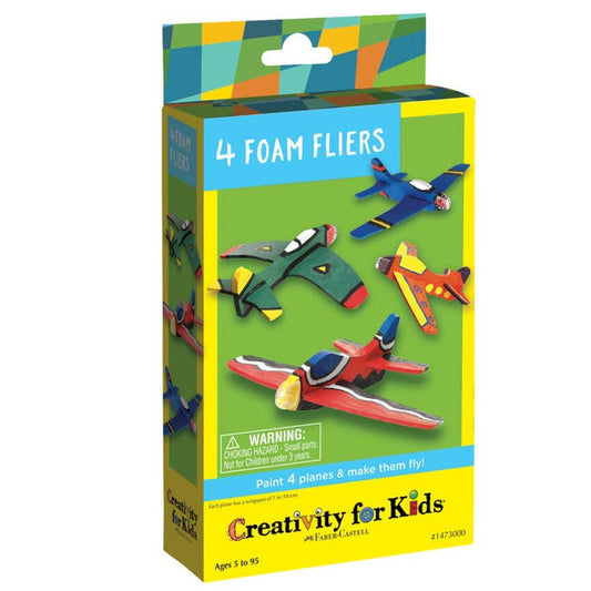 DIY Mini Craft Kit | 4 Foam Fliers Stunt Squadron