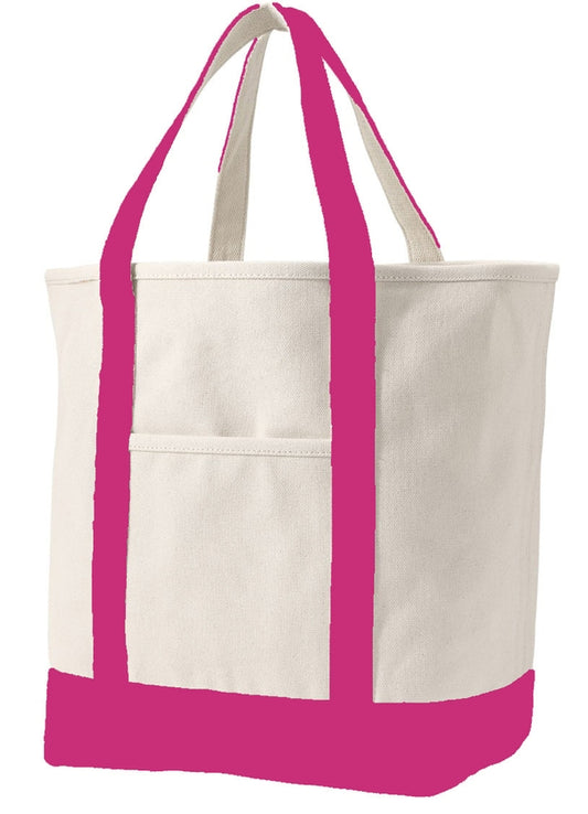 Canvas Tote Bag | Hot Pink