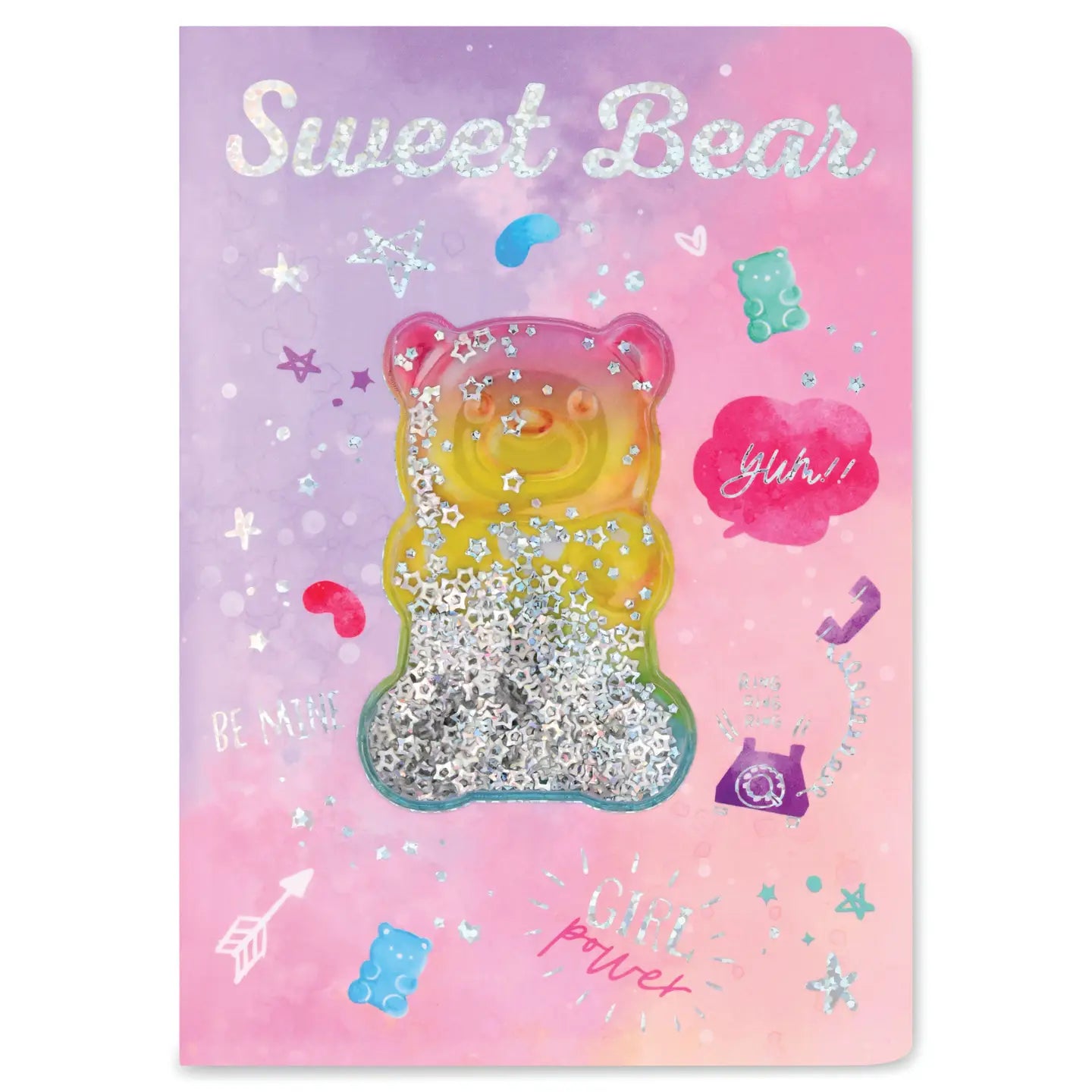Gummy Bear Shaky Glitter Journal