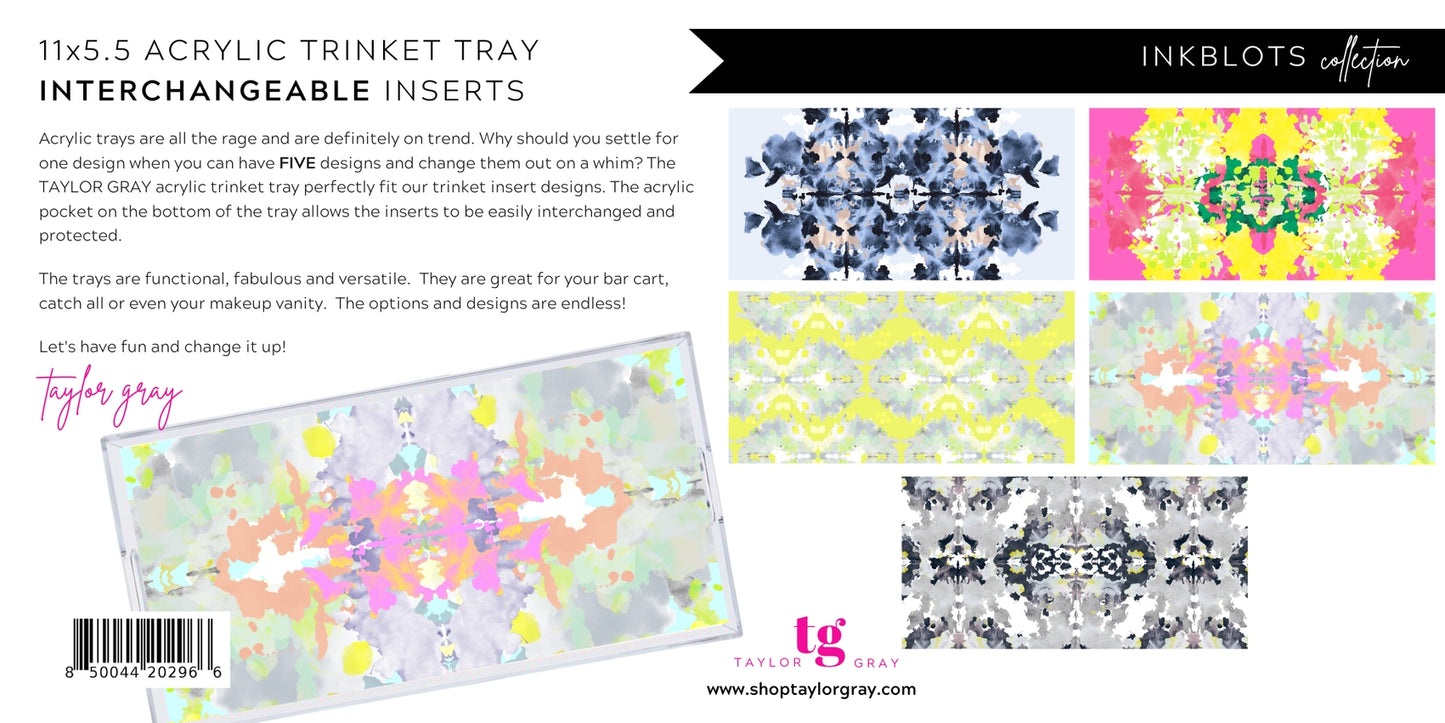 Acrylic Trinket Tray Inserts | Inkblots