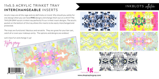 Acrylic Trinket Tray Inserts | Inkblots