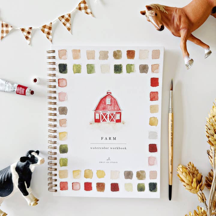 Watercolor Workbook | Farm