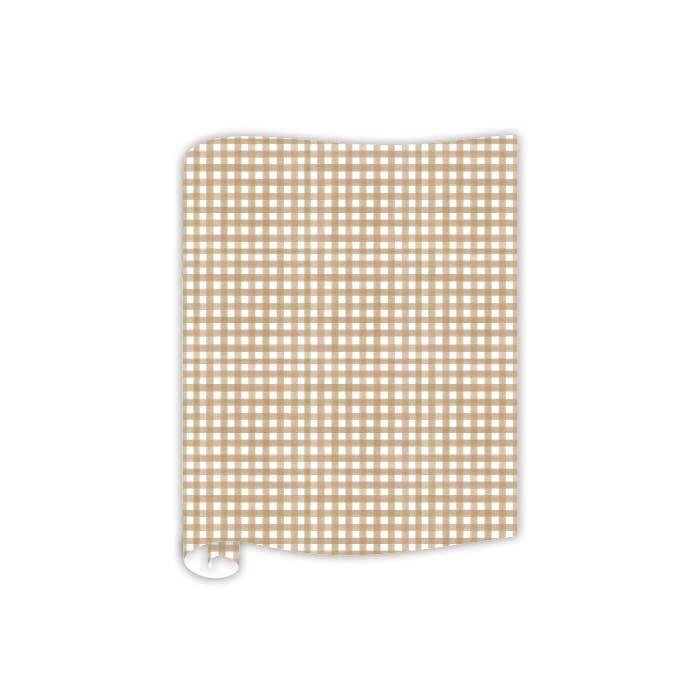 Table Runners - Brown Gingham Pattern