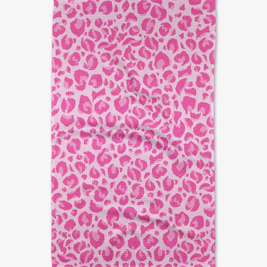 Tea Towel | Valentine's Leopard