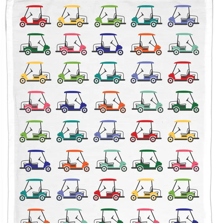 Tea Towel | Golf Carts