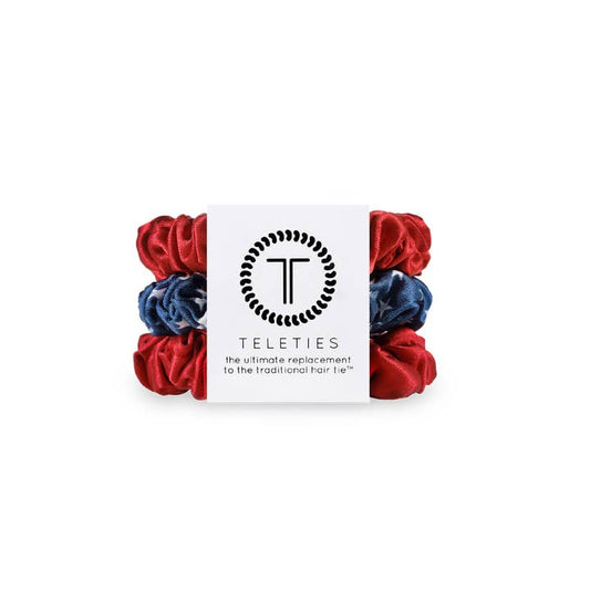 Teleties | Silk Scrunchies | Independence Bae | Small