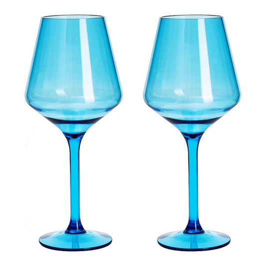 Unbreakable Floating Wine Glass | Blue