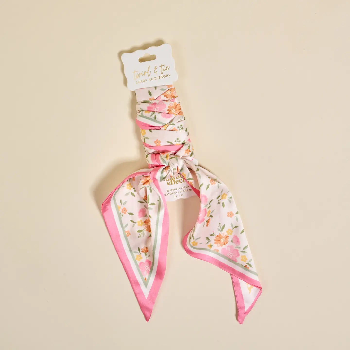 Twirl & Tie Scarf Accessory | Endless Daydream Cream