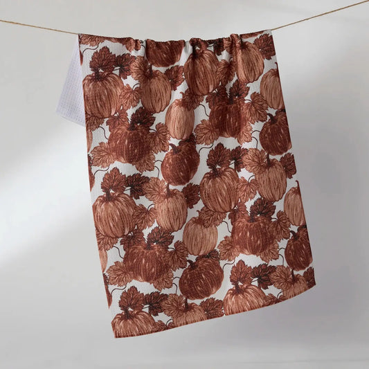 Tea Towel | Harvest Moon Orange