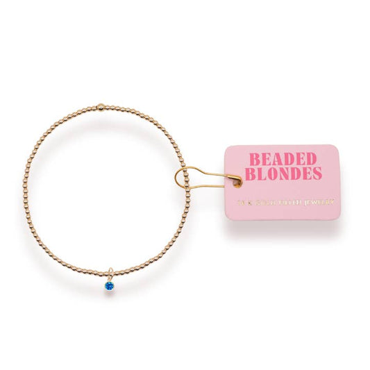 Birthstone Charm Bracelet | September