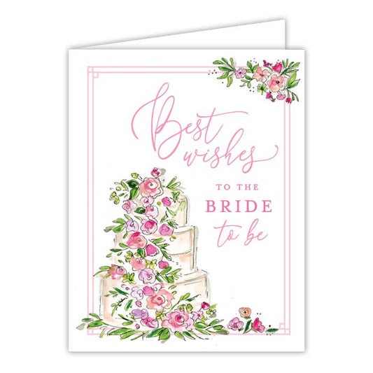 Greeting Card | Best Wishes Bride | Wedding Cake