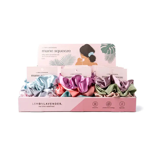Oversized Satin Scrunchies | Mane Squeeze | Assorted Colors