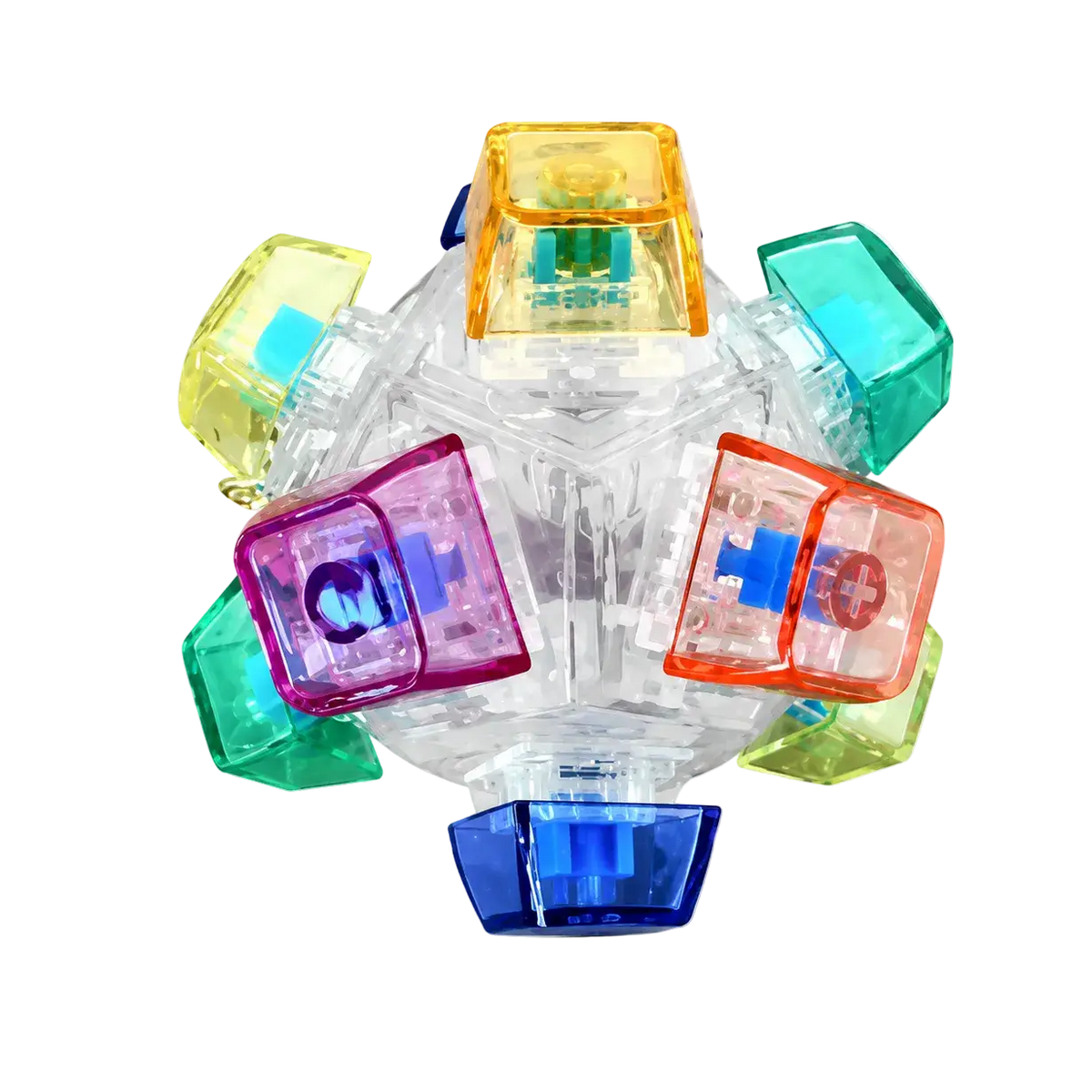 Fidget Button Ball Silicone Sensory Stress Toy