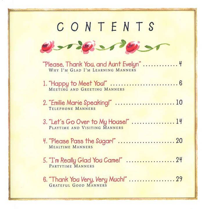 A Little Book of Manners