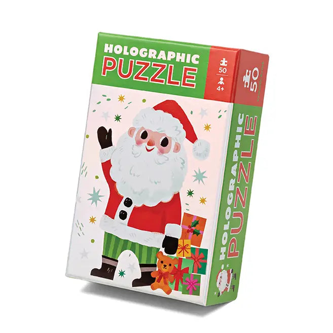 50-Piece Holographic Puzzle | Santa