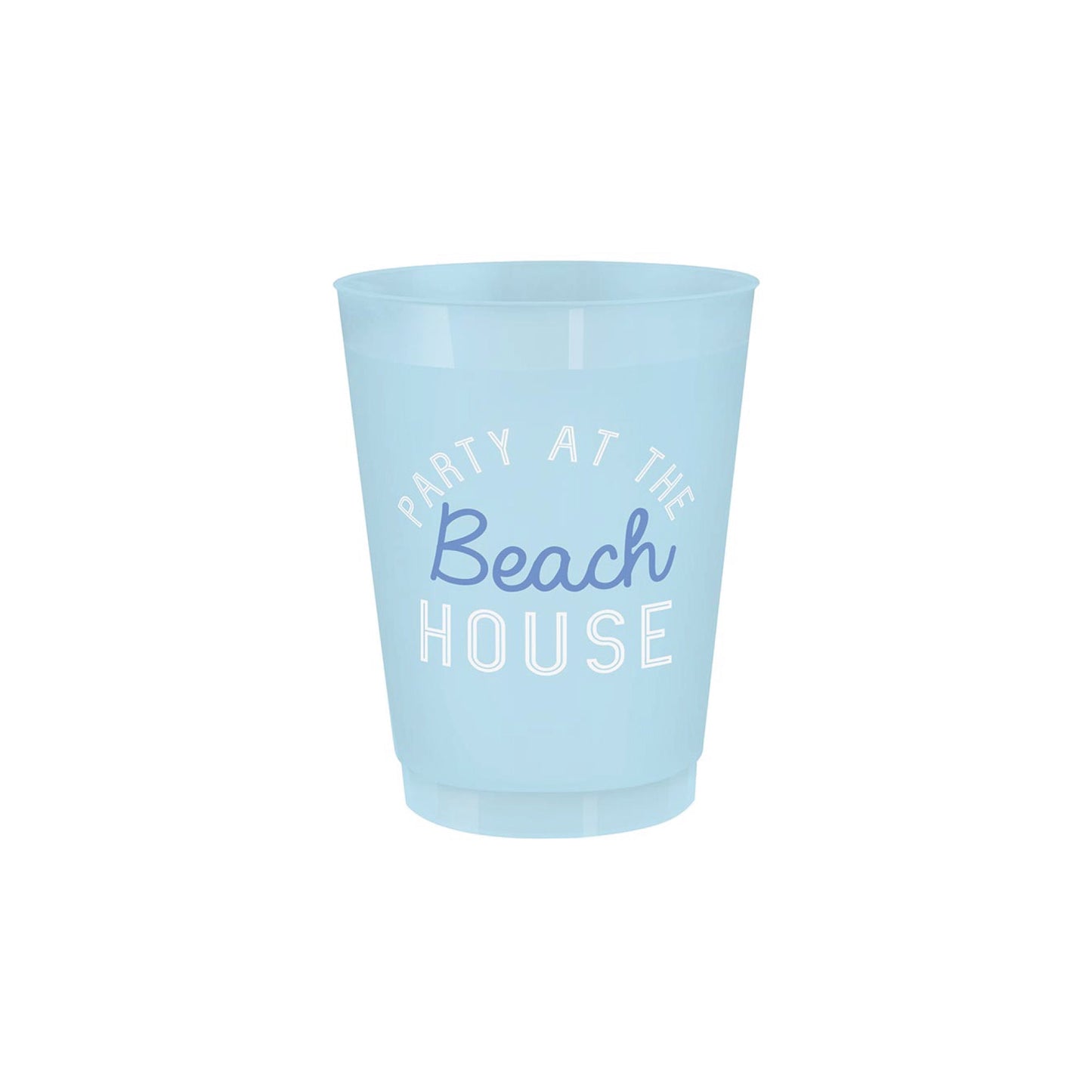 Frosted Party Cups | Party Beach House
