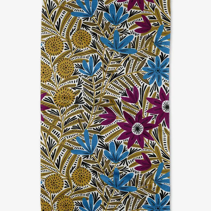 Tea Towel | Teagan Dark Maroon