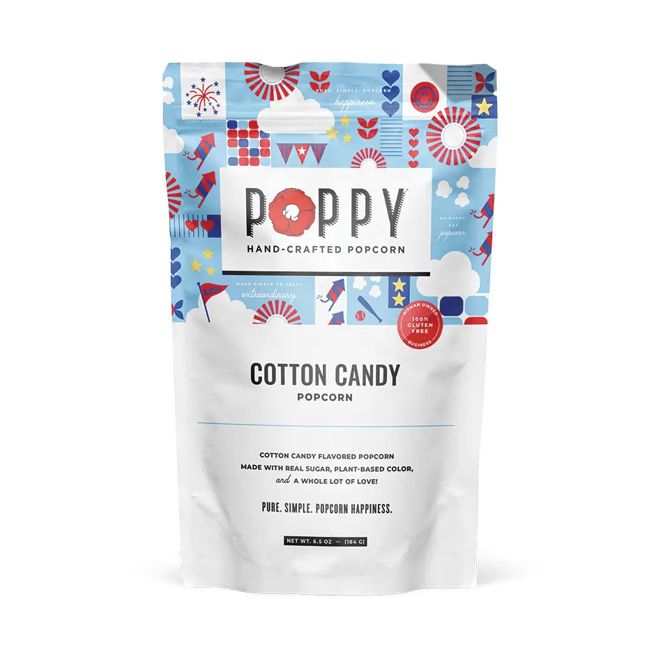Cotton Candy Poppy Popcorn