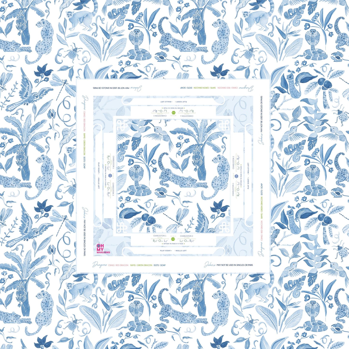 Amazon Blue Tablecloth