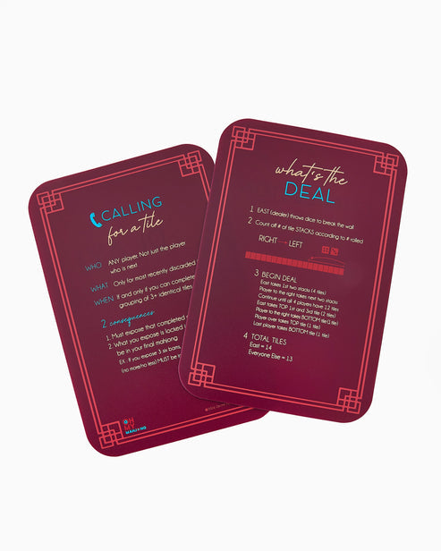 Mahjong Shufflers | Burgandy