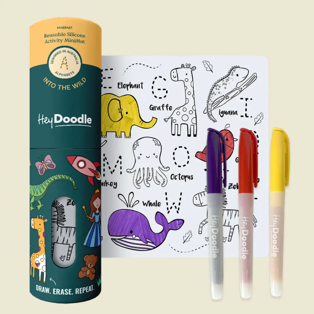 Mini Coloring & Doodle Mat | Into the Wild