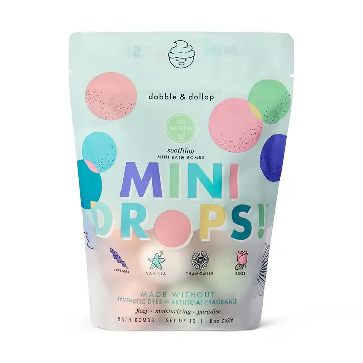 Mini Drops Bath Bombs | All-Natural Soothing Scents