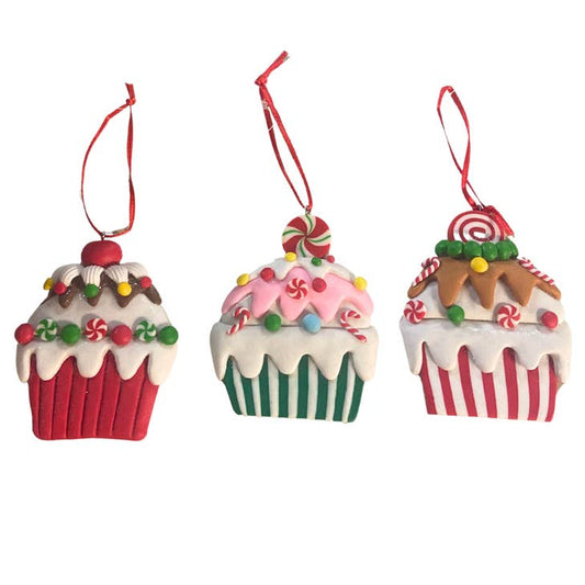 Christmas Cupcake Ornament