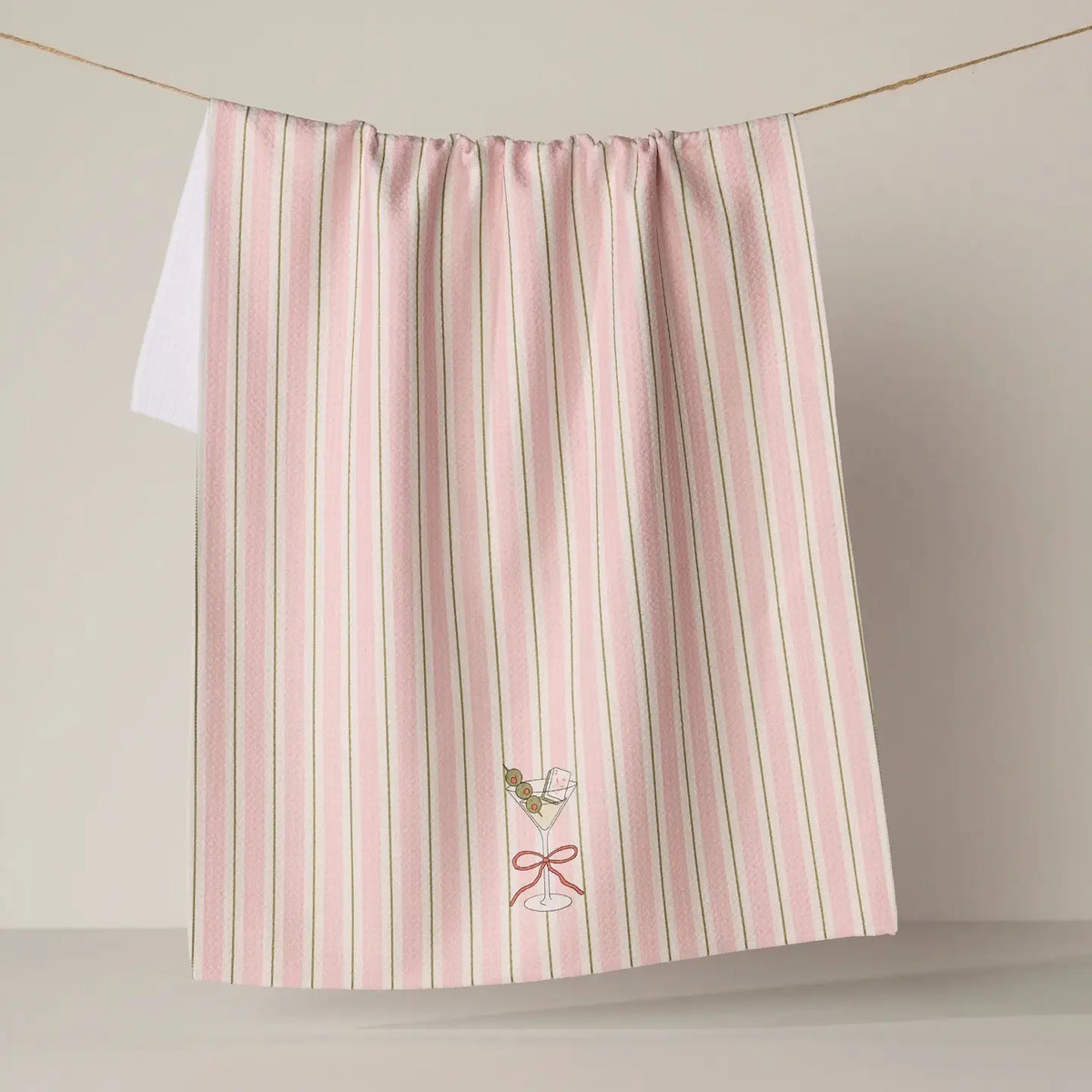 Tea Towel | Martini Stripe Mahjong
