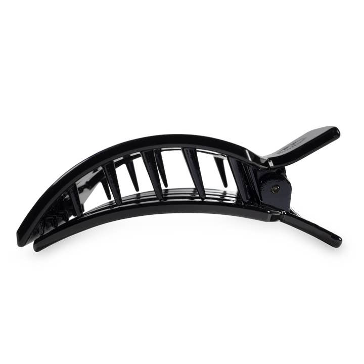 Teleties Flat Square Hair Clip | Jet Black | Assorted Sizes