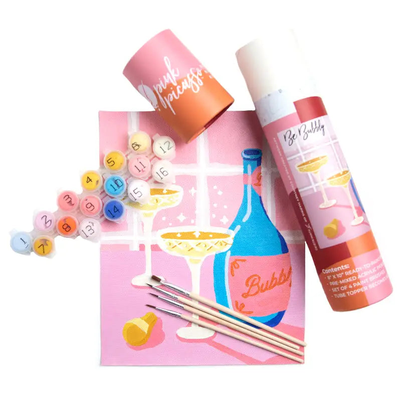 Paint by Numbers Kit | Be Bubbly