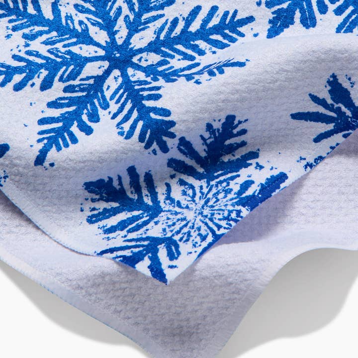 Tea Towel | Snowy Days Blue