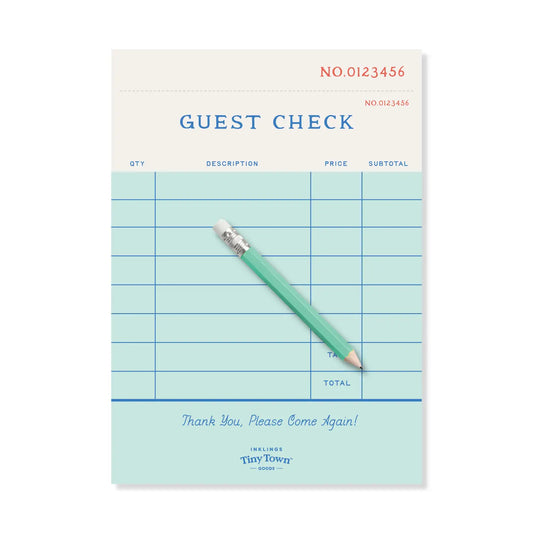 Inklings Tiny Town Play Notepad | Guest Check