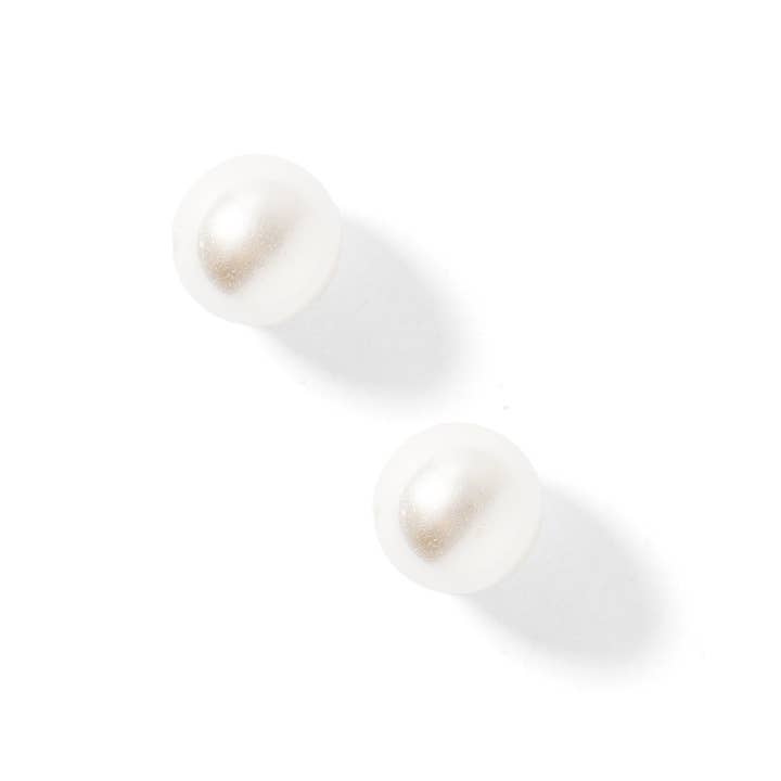 Screwback Stud Earrings | Payton Pearl White 5mm