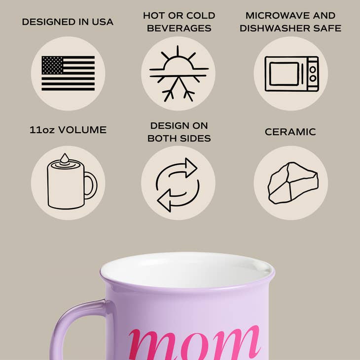 Campfire Coffee Mug - Mom Life