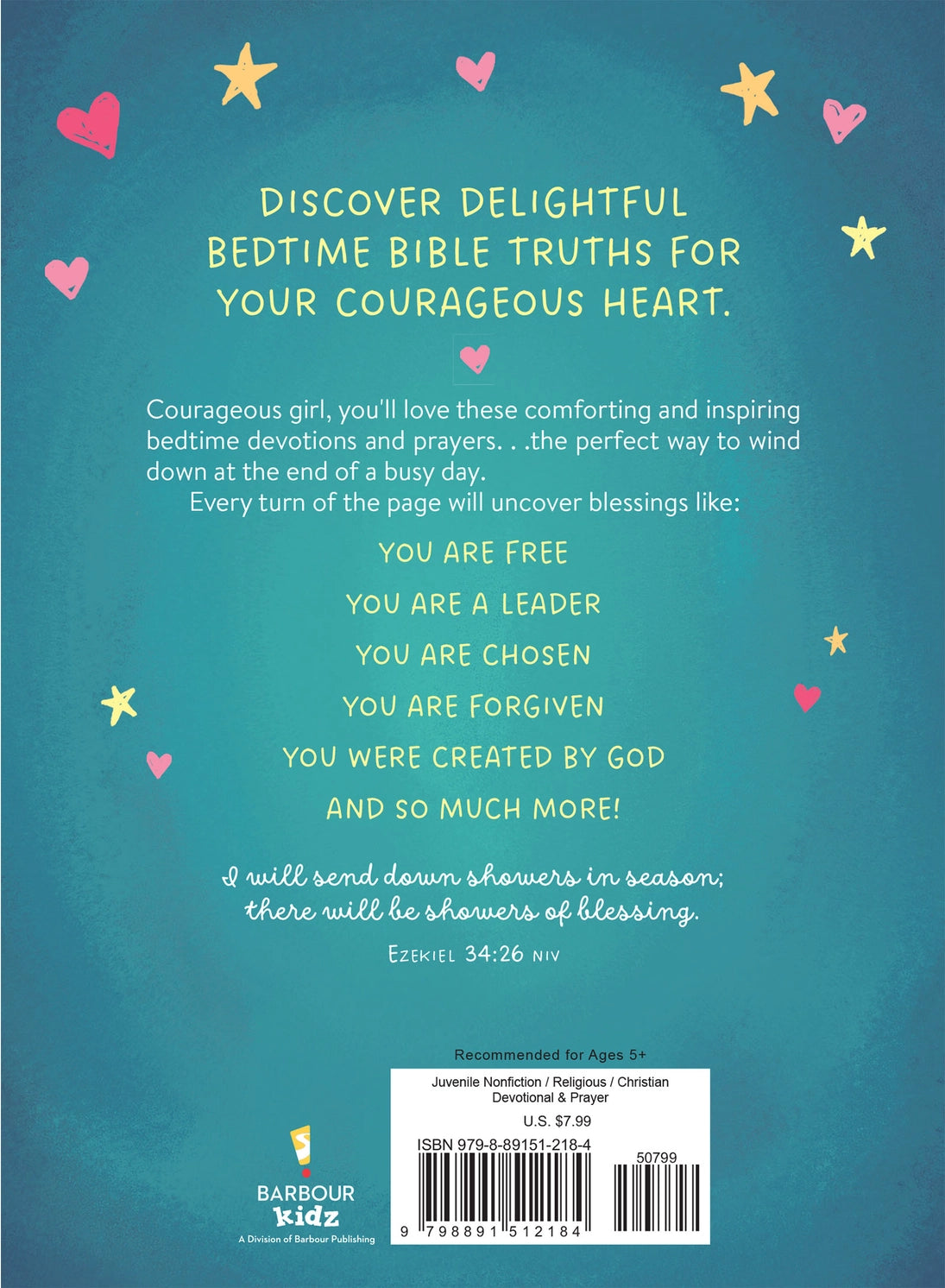 Bedtime Blessings and Prayers For Courageous Girls