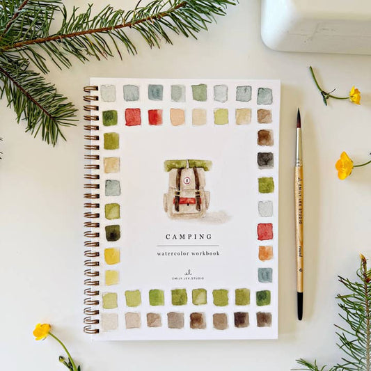 Watercolor Workbook | Camping