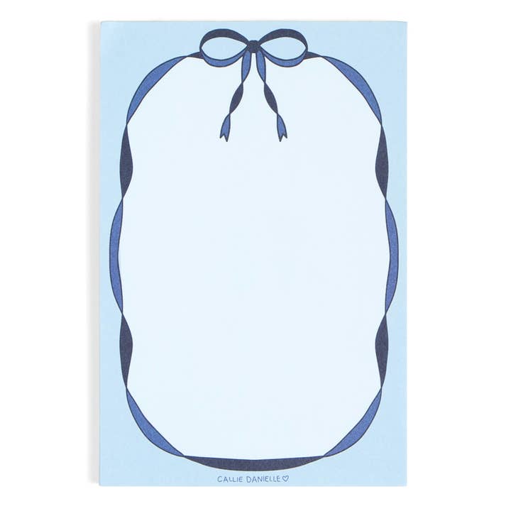 Bow Notepad | Blue
