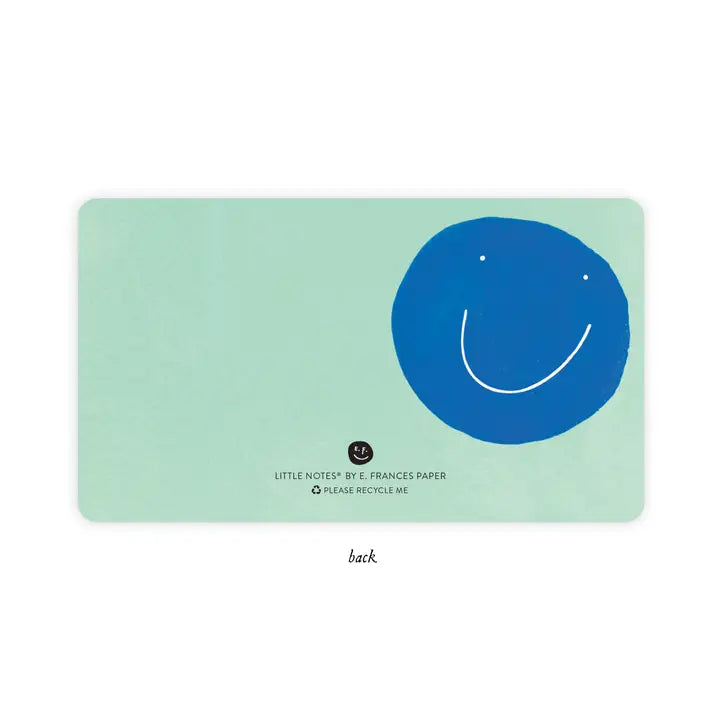 Little Notes | Blue Smiley