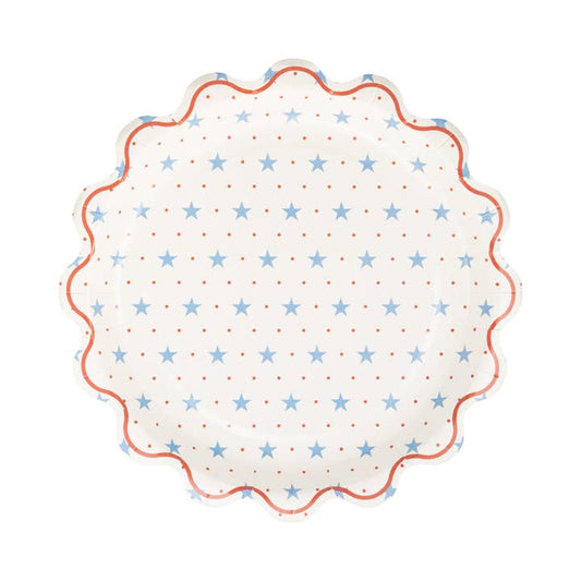 Paper Plates | Hamptons Petite Stars