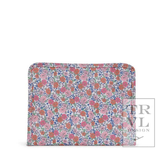 Medium Roadie Zip Pouch | Garden Floral